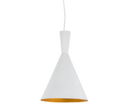 Vortex Industria White Gold Pendant Light 2 Sizes - Lighting.co.za