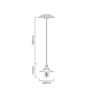 Hinkley Black And Brass Vintage Pendant Light - Lighting.co.za