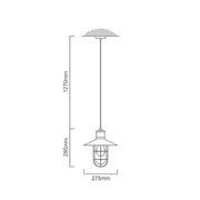 Clark Cage Black Industrial Pendant Light - Lighting.co.za