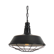 Kirby Cage Black Industrial Pendant Light - Lighting.co.za