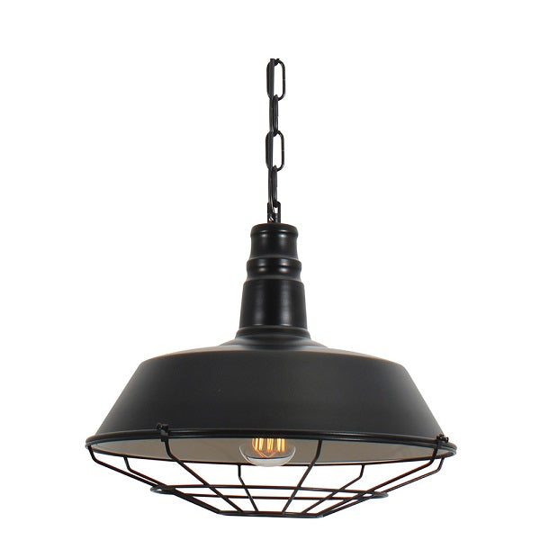 Kirby Cage Black Industrial Pendant Light - Lighting.co.za