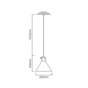 Funnello Clear Glass And Black Pendant Light - Lighting.co.za