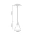 Vino Farmstyle Clear Glass Bell Pendant Light - Lighting.co.za