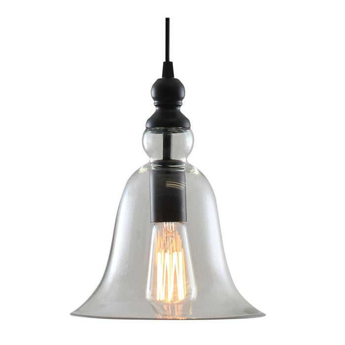 Vino Farmstyle Clear Glass Bell Pendant Light - Lighting.co.za