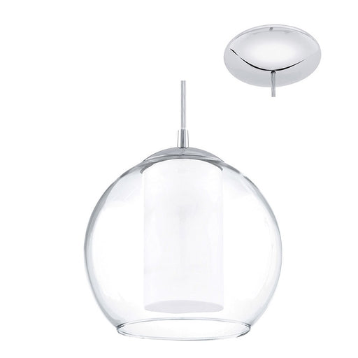 Bolsano 1 Or 3 Light Chrome And Clear Glass Pendant Light - Lighting.co.za