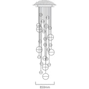 Halola 9 | 14 | 27 Light LED Cluster Pendant Light - Lighting.co.za