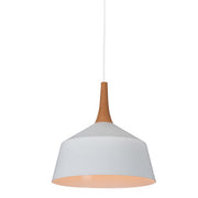 Fjord White Or Black Nordic Bell Pendant Light 2 Sizes - Lighting.co.za