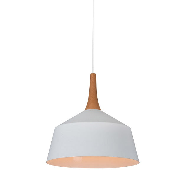 Fjord White Or Black Nordic Bell Pendant Light 2 Sizes - Lighting.co.za