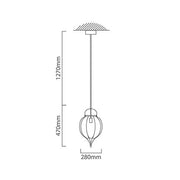 Clove Black And Smoke Glass Moroccan Lantern Pendant Light - Lighting.co.za