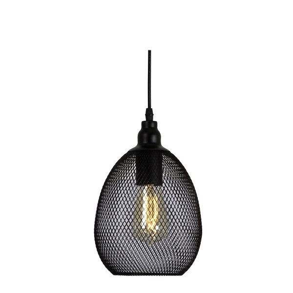 Arena 160 Black Mesh Pendant Light - Lighting.co.za