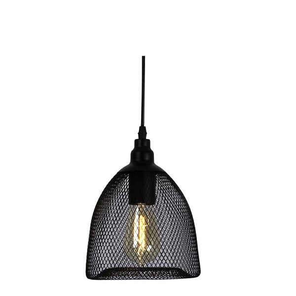 Arena 180 Black Mesh Pendant Light - Lighting.co.za