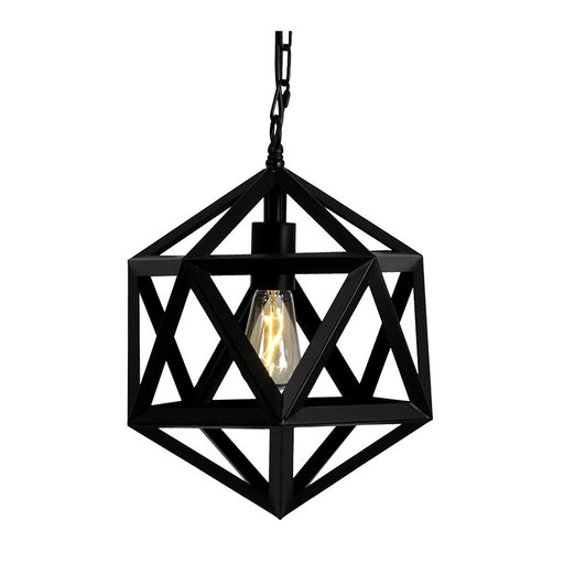 Geometric Black Metal Pendant Light - Lighting.co.za