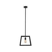 Vino Black And Clear Glass Lantern Pendant Light - Lighting.co.za