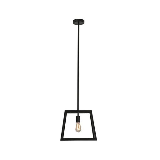 Vino Black And Clear Glass Lantern Pendant Light - Lighting.co.za