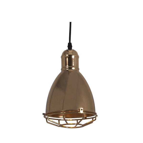 Kirby Cage Mini Copper Industrial Pendant Light - Lighting.co.za