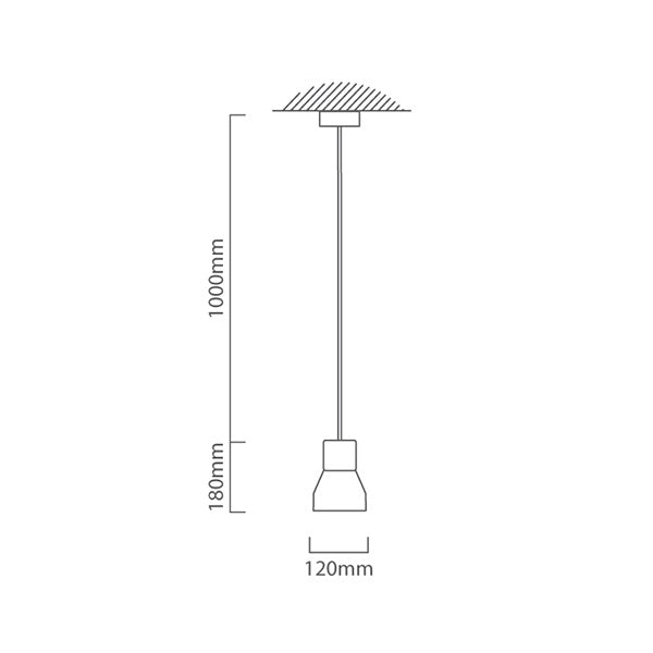 Panto Mini Ceramic Concrete and Wood Pendant Light - Lighting.co.za