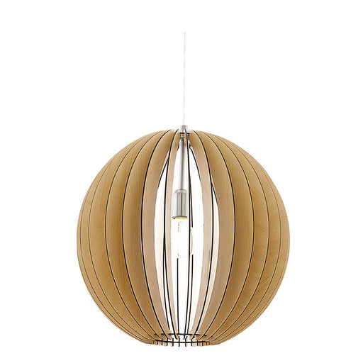 Cossano Ball Wooden Pendant Light 3 Sizes - Lighting.co.za