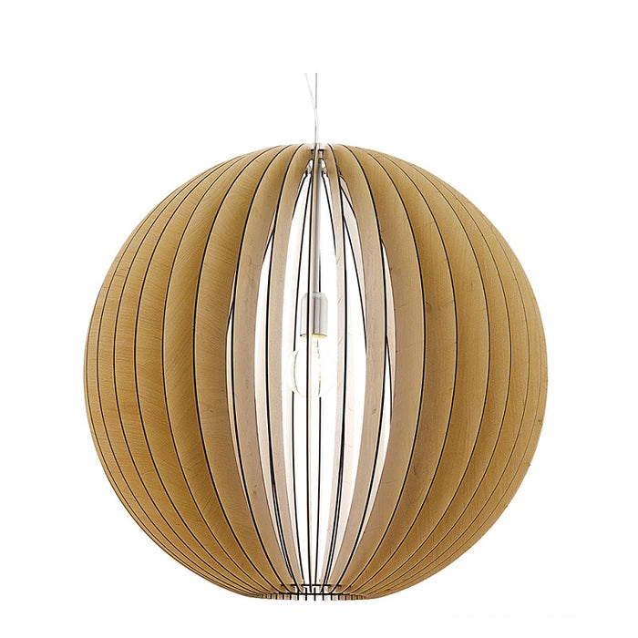 Cossano Ball Wooden Pendant Light 3 Sizes - Lighting.co.za
