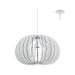 Cossano Flat Round Wooden Pendant Light 2 Options - Lighting.co.za