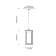 Loncino 1 | 3 Light Chrome and Glass Pendant Light - Lighting.co.za