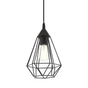 Tarbes Black | Copper Diamond Wire Pendant Light - Lighting.co.za