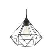 Tarbes Medium Black | Copper Diamond Wire Pendant Light - Lighting.co.za