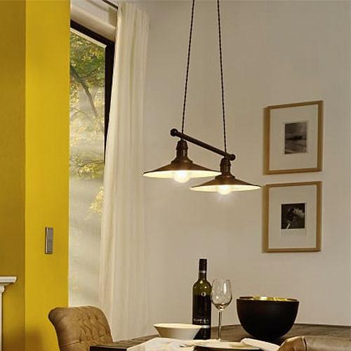 Stockbury Antique Brown Farmstyle Pendant Light - Lighting.co.za