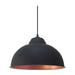 Truro Royale Black And Copper Dome Pendant Light - Lighting.co.za