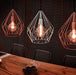 Carlton Diamond Black Or Copper Wire Shade Pendant Light - Lighting.co.za