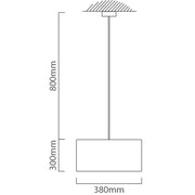 Maserlo Small Taupe Or Black Gold Shade Pendant Light - Lighting.co.za