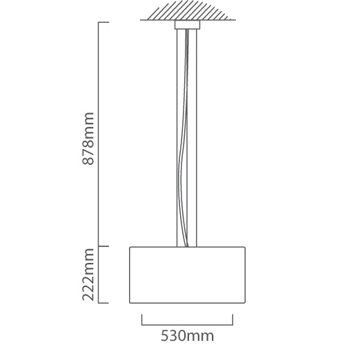 Maserlo Large Taupe Or Black Gold Shade Pendant Light - Lighting.co.za