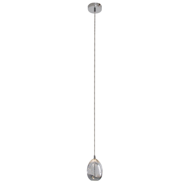 Dew Drop LED Chrome Or Gold 1 | 3 Light Cluster Pendant Light - Lighting.co.za