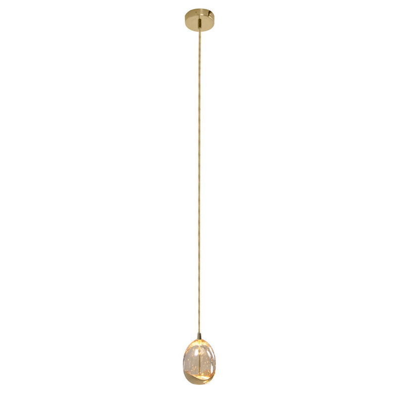 Dew Drop LED Chrome Or Gold 1 | 3 Light Cluster Pendant Light - Lighting.co.za