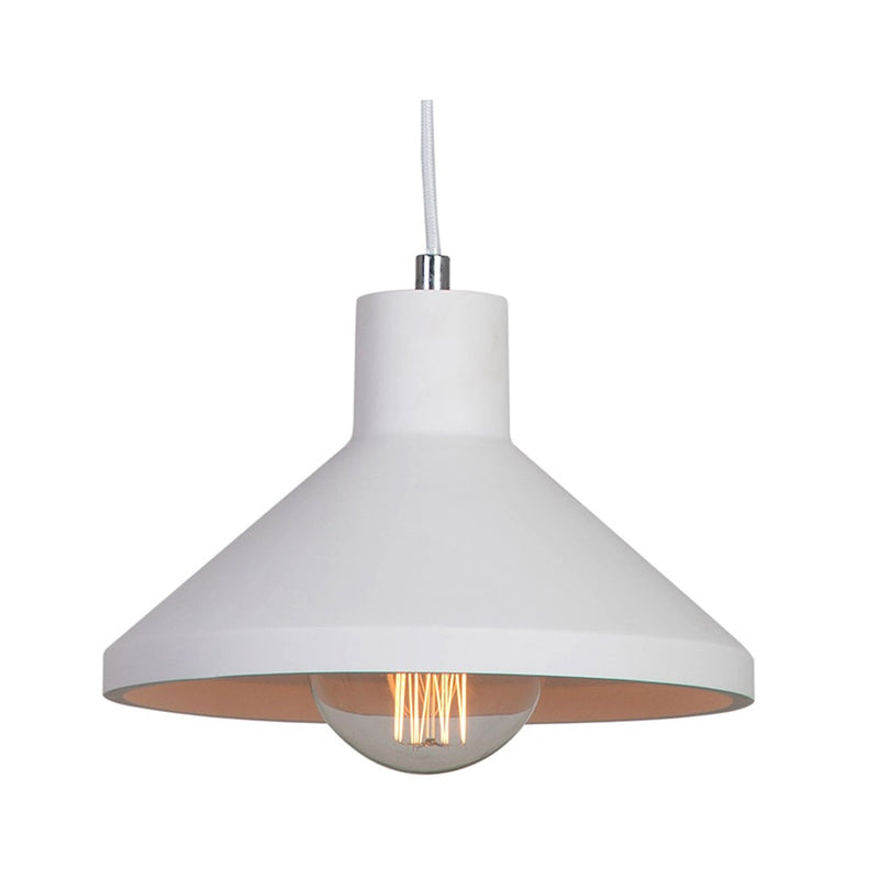 Cimo White Gypsum Flair Pendant Light - Lighting.co.za