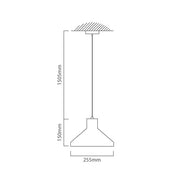 Cimo White Gypsum Flair Pendant Light - Lighting.co.za