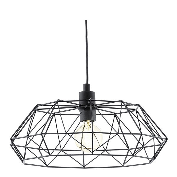 Carlton Copper And Black Wire Shade Pendant Light - Lighting.co.za