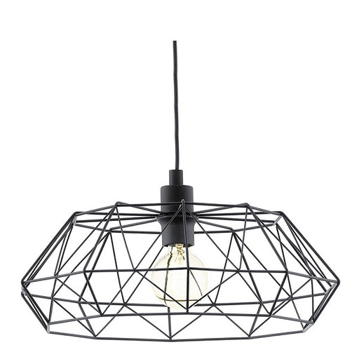 Carlton Copper And Black Wire Shade Pendant Light - Lighting.co.za