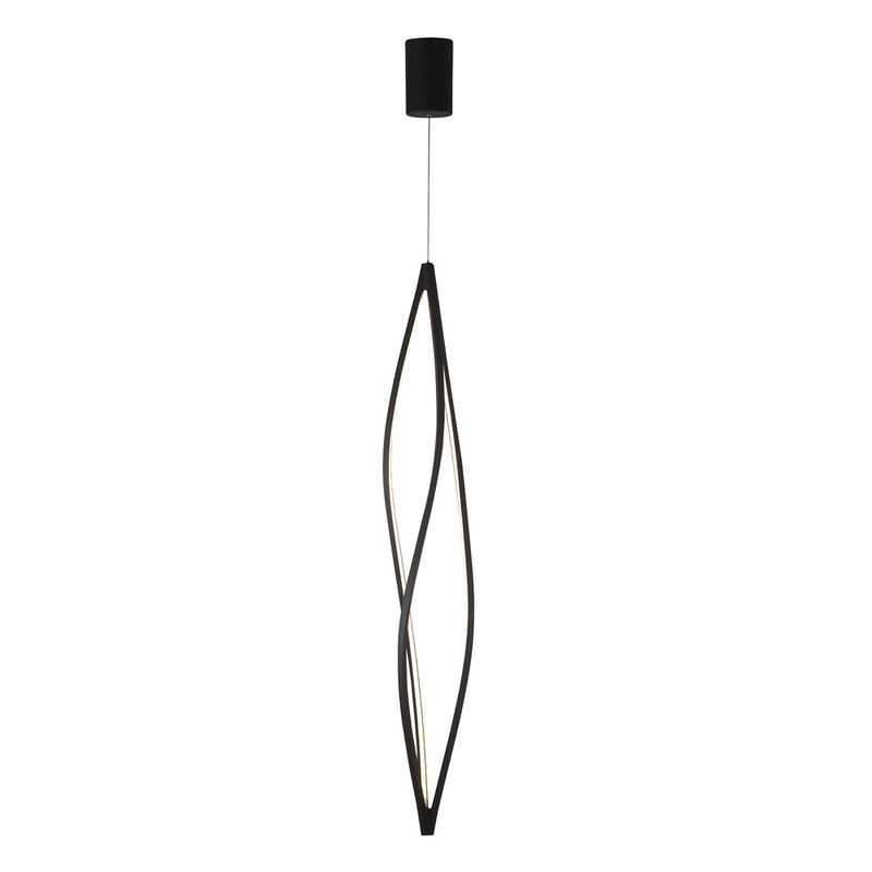 Senna Black Flow Vertical LED Pendant Light - Lighting.co.za