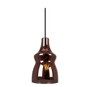 Larissa 125 Copper Glass Pendant Light - Lighting.co.za