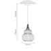 Anthea Copper Wire Grid Pendant Light Range Available In 3 Sizes - Lighting.co.za