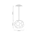 Athens White to Clear Ombre Glass Cloud Pendant Light 2 Sizes - Lighting.co.za