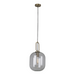 Hallstat Clear Or White Glass And Brass Pendant Light 3 Sizes - Lighting.co.za