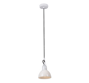 Siena White Or Copper Glass Shade Pendant Light - Lighting.co.za