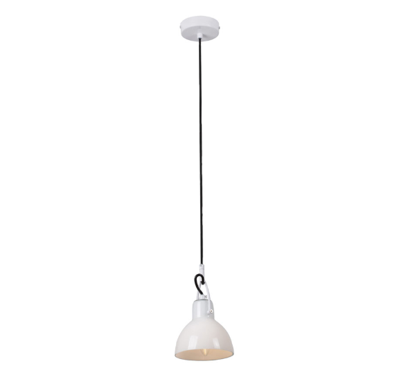 Siena White Or Copper Glass Shade Pendant Light - Lighting.co.za