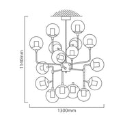 Harrington 8 | 16 Light Molecule Pendant or Ceiling Light - Lighting.co.za