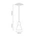 Lucca Amber or Clear Glass Wood Look Pendant Light - Lighting.co.za