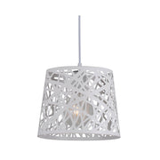 Fuji White Laser Cut Shade Pendant Light - Lighting.co.za