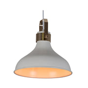 Monroe Dome White and Gold Pendant Light - Lighting.co.za