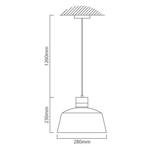 Gable Yellow and Glass Dome Pendant Light - Lighting.co.za