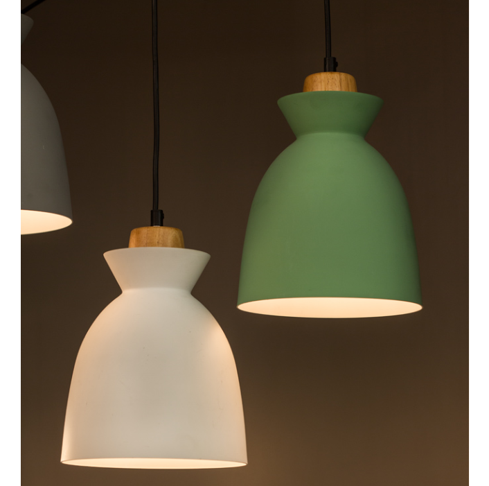 Charlotte Nordic Wood And Steel 250 Pendant Light - Lighting.co.za